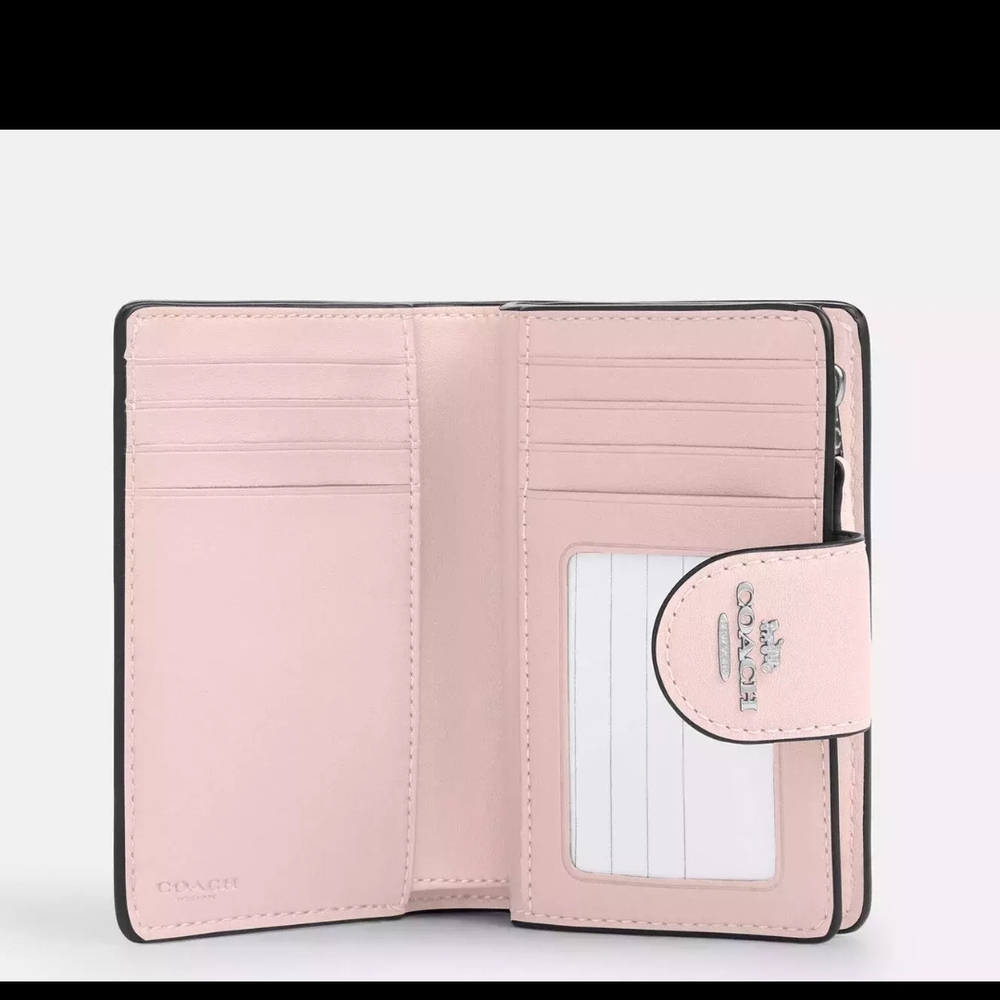 Coach Pink Embossed Leather Wallet - Picture 5 of 5